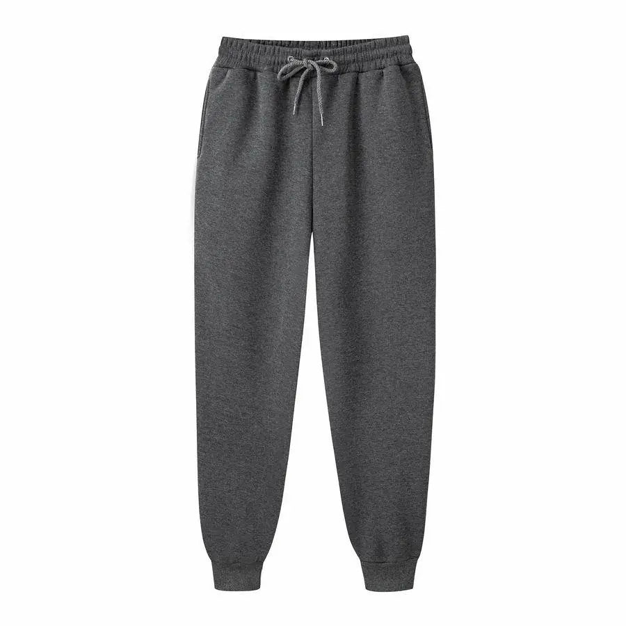 Men's Casual Sweatpants, Solid Color Lounge Trousers
