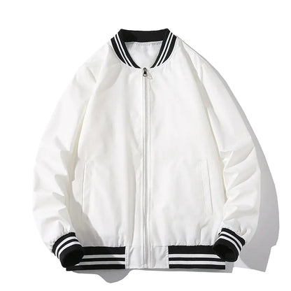 Plus Size Baseball Jacket