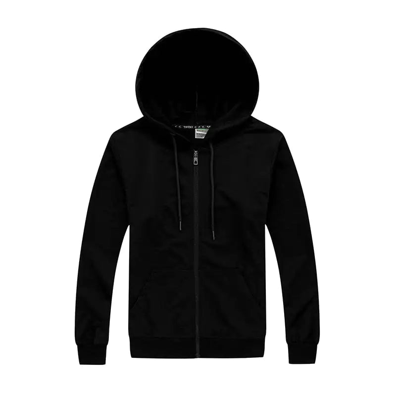 Hooded Zipper Sweatshirt Workwear Jacket