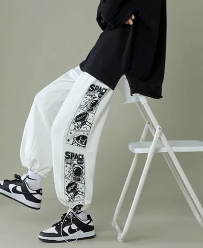 Lightweight Casual Drawstring Sweatpants for Spring/Fall