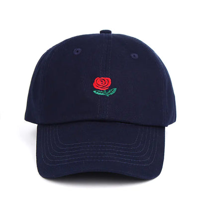 Rose Embroidered Sun Hat