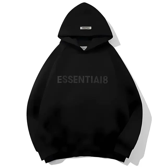 3D Rubber Logo Hoodie - High Quality Unisex Pullover