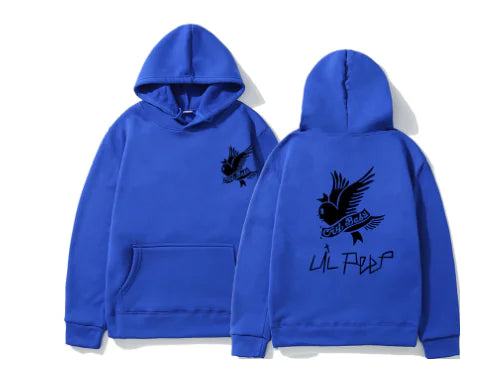 Crying Swallow Printed Hoodie and Sweatpants Set