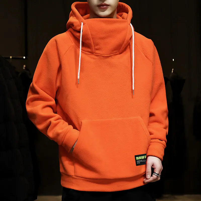 Winter Velvet Fashion Street Men's Hoodie