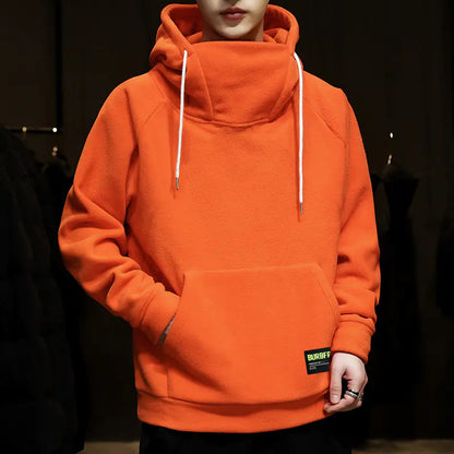 Winter Velvet Fashion Street Men's Hoodie