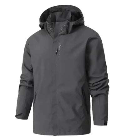 Outdoor Men's Hooded Windbreaker Jacket