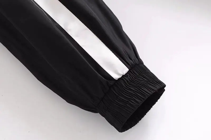 Color Block Elastic Cuff Sweatpants (Sports Pants)