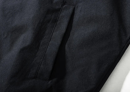 Men's Loose Fit Japanese Embroidered Contrast Color Jacket