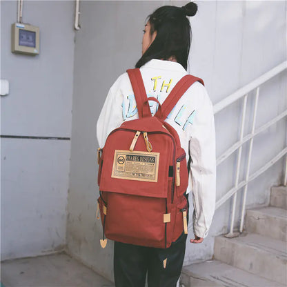 Canvas Couple Backpack