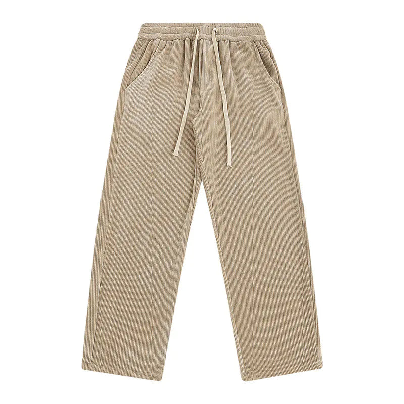 Men's Corduroy Draped Knit Sweatpants