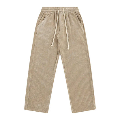 Men's Corduroy Draped Knit Sweatpants