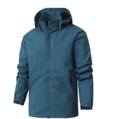 Outdoor Men's Hooded Windbreaker Jacket