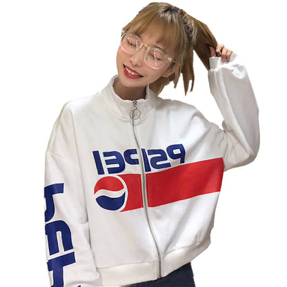 Lightweight Pepsi Zip Hoodie and Jacket