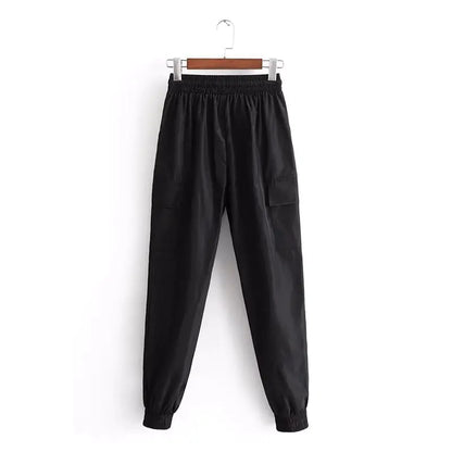 Color Block Elastic Cuff Sweatpants (Sports Pants)