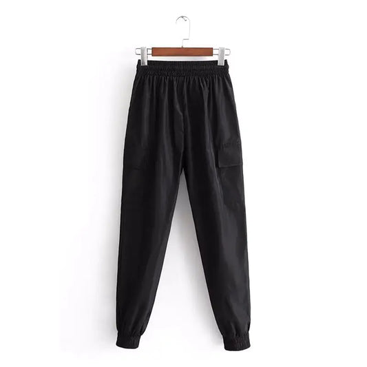Color Block Elastic Cuff Sweatpants (Sports Pants)