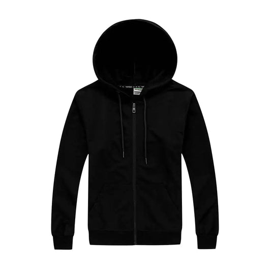 Hooded Zipper Sweatshirt Workwear Jacket