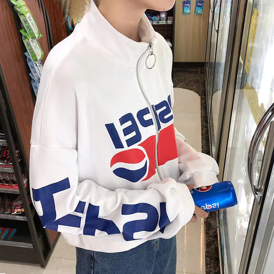 Lightweight Pepsi Zip Hoodie and Jacket