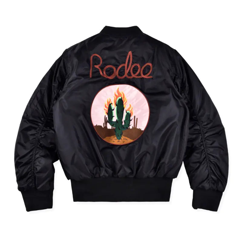 Embroidered Cactus Jacket for Men and Women