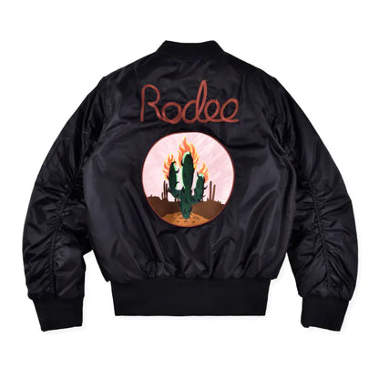 Embroidered Cactus Jacket for Men and Women