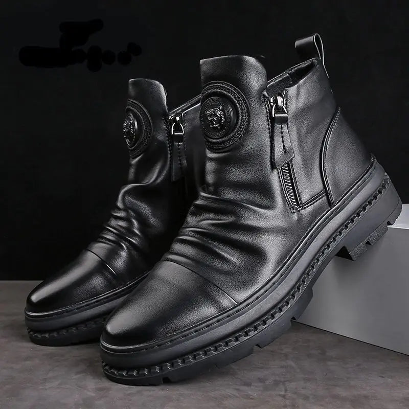 2023 Autumn New Men’s High-Top Casual Boots